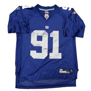Reebok New York Giants Justin Tuck Jersey #91 Mens Medium Football NFL Blue